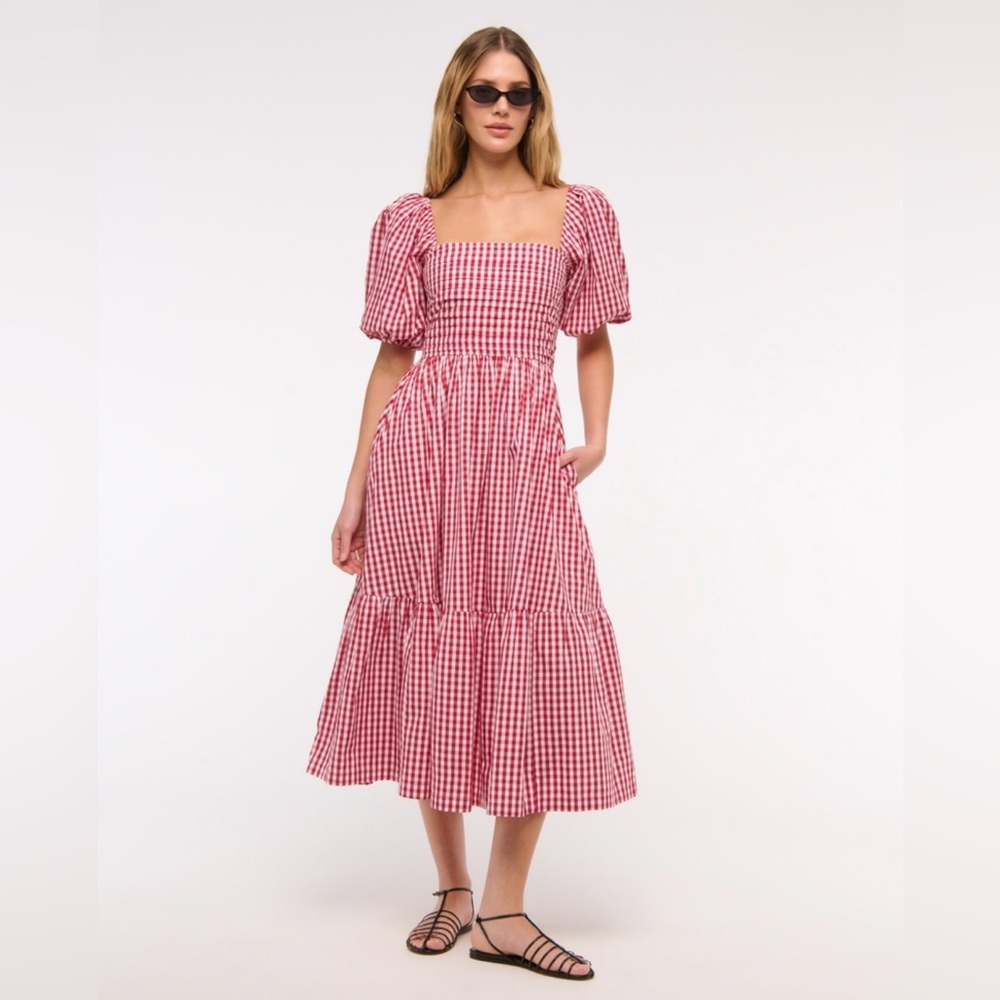 Abercrombie & Fitch puff sleeve dress NWT